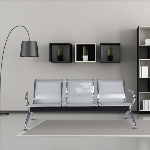 3-link-non-paded-600x600 3-Link Metallic Waiting Bench - Image 4