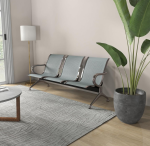 3-Link Metallic Waiting Bench - Image 3