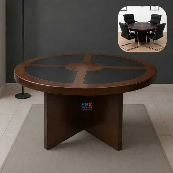 Cherry Boardroom Table – Compact (EBX-BRD-001)