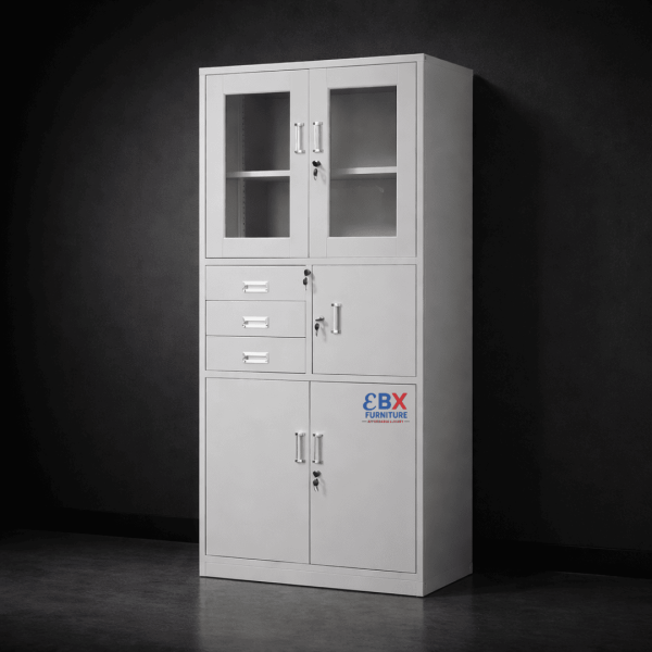 2 Door Metallic Cabinet with Safe(EBX-CAB-020)