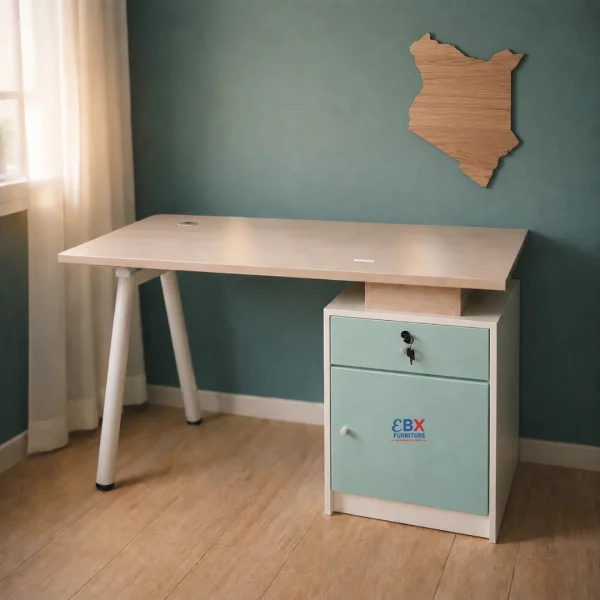 1.2m Student Desk - Birch & Mint-(EBX-SDB-081)