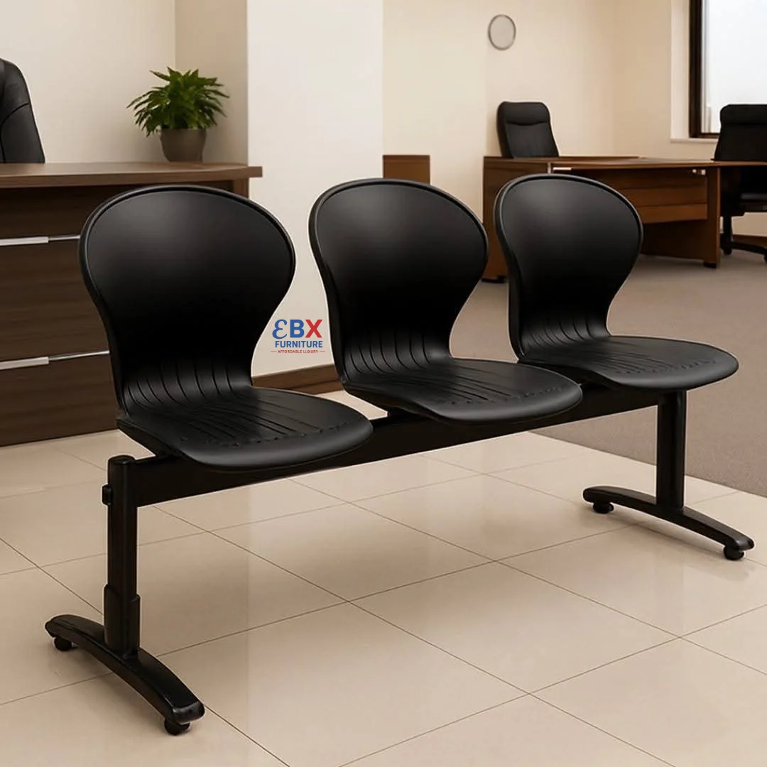 Linked Chairs (1) 3-Seater Poly Linked Chair- (EBX-MSL-006) - Image 1