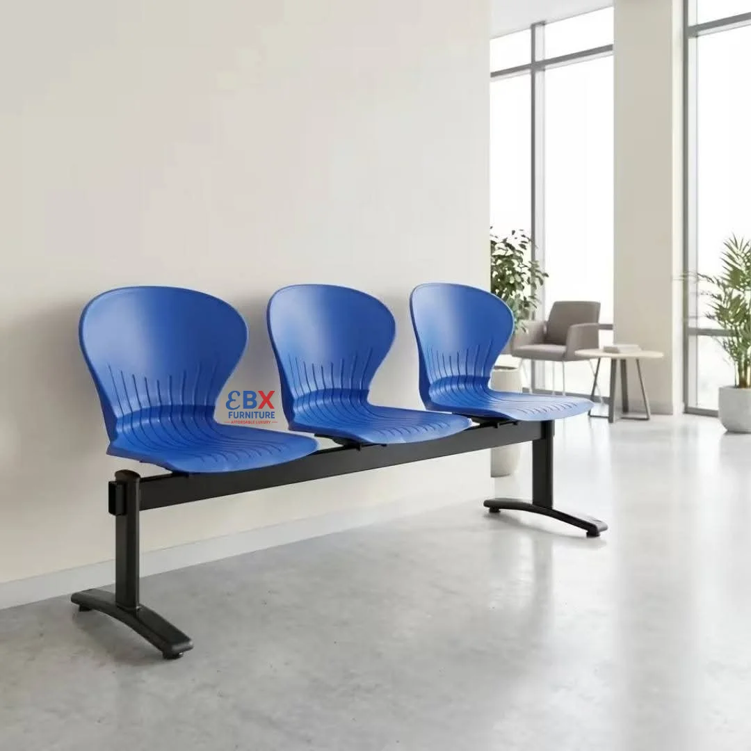 Linked Chairs (2) 3-Seater Poly Linked Chair- (EBX-MSL-006) - Image 2